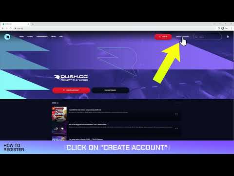 REGISTER YOUR ACCOUNT | HOW TO USE RUSH.GG