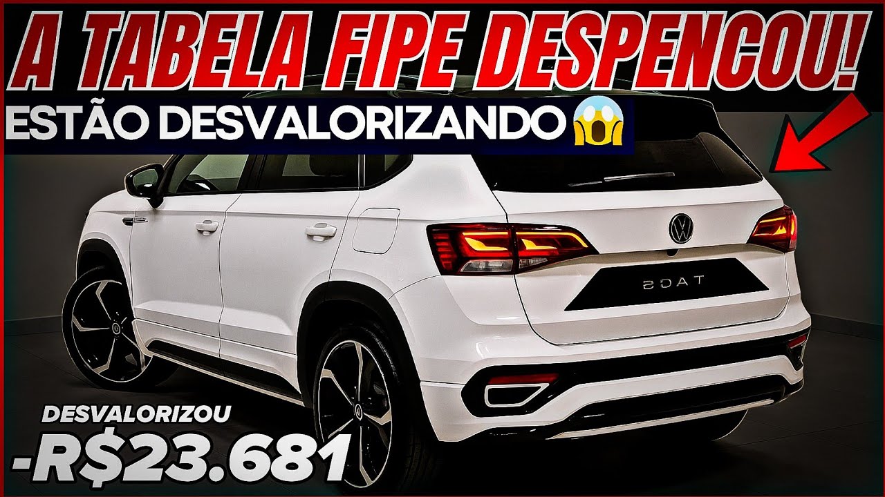 😱 Carros QUE DESPENCARAM na FIPE em 2024: OFERTAS IMPERDÍVEIS que PODEM SUMIR a QUALQUER MOMENTO!