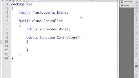 111. Flash & AS3 - Defining the Controller class