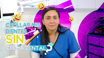 ¿Puede cepillarse los dientes sin utilizar dentífrico?