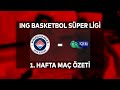 BSL 1. Hafta Özet | Bahçeşehir Koleji 81-73 Tofaş