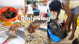 Living Alone In Ghana | Cooking | Washing | Life of an introvert