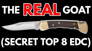 The REAL Top 8 BEST EDC Folding Knives - GREATEST OF ALL TIME 2024!