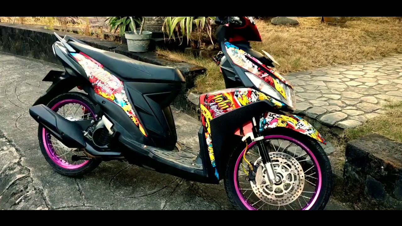 Modifikasi Mio M3 Decal Hobi Modifikasi Youtube