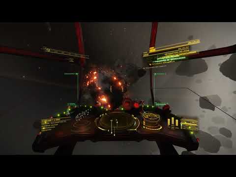 Elite Dangerous Asteroid explosion
