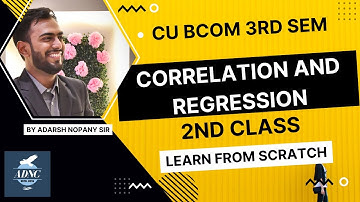 #2/4 Correlation and Regression - Simple Sums, Unique Techniques | CU BCOM 3rd Semester Maths 🔥