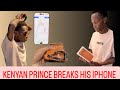 KENYAN PRINCE BREAKS HIS IPHONE AND BUYS A NEW ONE AFTER GETTING A LOSS