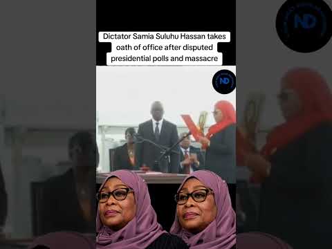 Samia Suluhu Takes Oath Of Office In Dodoma After Disputed Chaotic Elections