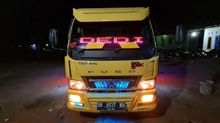 PASANG LAMPU STROBO DAN REVIEW DUDUKAN WELDOP MOBIL CANTER