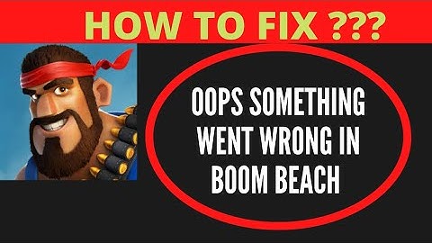 #boombeach #wrong #fing24 OOPS SOMETHING WENT WRONG IN BOOM BEACH,HOW TO FIX 😥 | | FING 24 😎