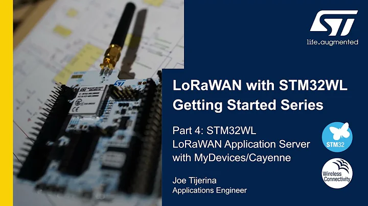 LoRaWAN with STM32 Getting Started: Part 4, LoRaWAN Application Server with MyDevices/Cayenne