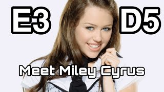 Miley’s Lowest & Highest Note (Chest Voice) On “Meet Miley Cyrus” 2007