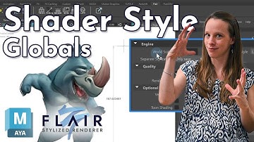 Global Style Attributes in Flair for Maya - Stylized Rendering Tutorial