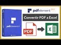 👉 CONVERTIR documentos PDF a EXCEL con 💙 PDFelement