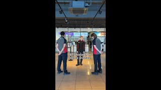 BTS footage of dance practice