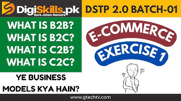 Digiskills 2.0 Ecommerce Exercise 1 Batch 01 Solution | B2B B2C C2B C2C Business Models