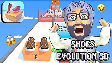 🤣 SHOES EVOLUTION 3D - BEST GAMEPLAY 😱 #shoesevolution3d #shoesevolution #shoesevolution3dgame