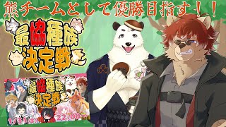 [#Vtuber最協種族決定戦] クイズコラボにですよ！！熊さんチームで優勝するぞ！！