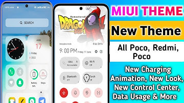 The New Ui Theme For All Miui Devices | New Data Usage, Control Center, Icons Pack, New Animation