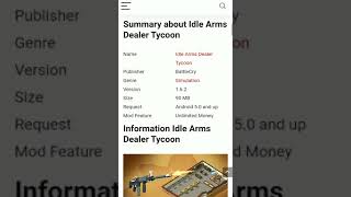 Downlod Game Idle Arms Dealer Tycoon Mod Apk 2021 Latest Version screenshot 1
