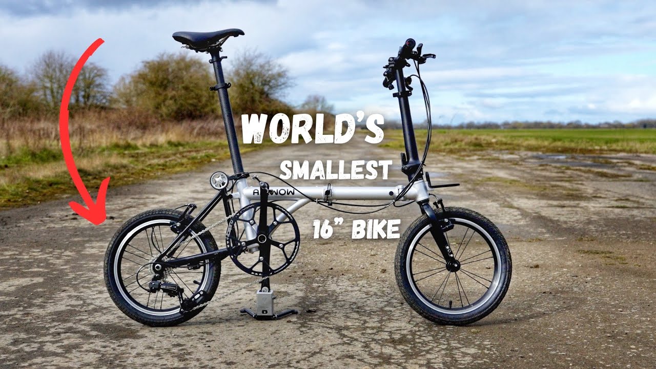 Самый маленький складной велосипед в мире: обзор Aniwow AW16