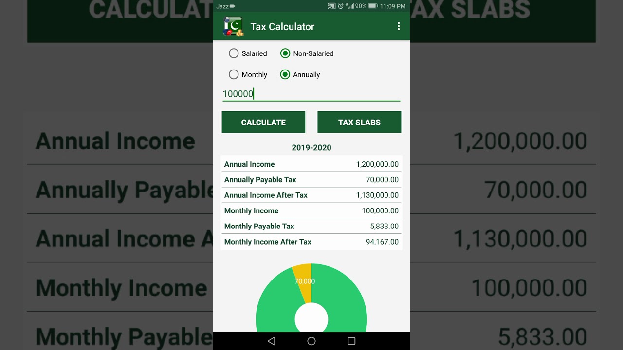 income-tax-calculator-pakistan-2019-2020-techsial-youtube