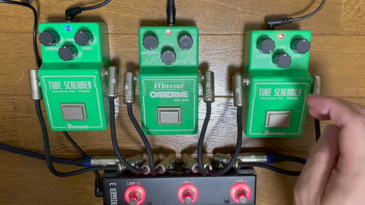 Ibanez TS-9 Analogman TS-808 brown mod - YouTube