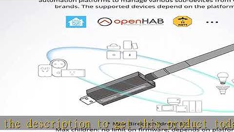 SONOFF Zigbee 3.0 USB Dongle Plus-E Gateway, Universal Zigbee USB Gateway with Antenna for Home Ass