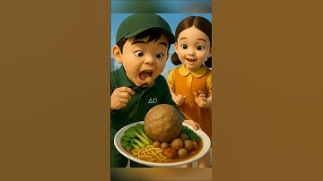 Squid Game Doll ASMR Bakso 🧆🍲#squidgame #squidgame2 #ai #asmr