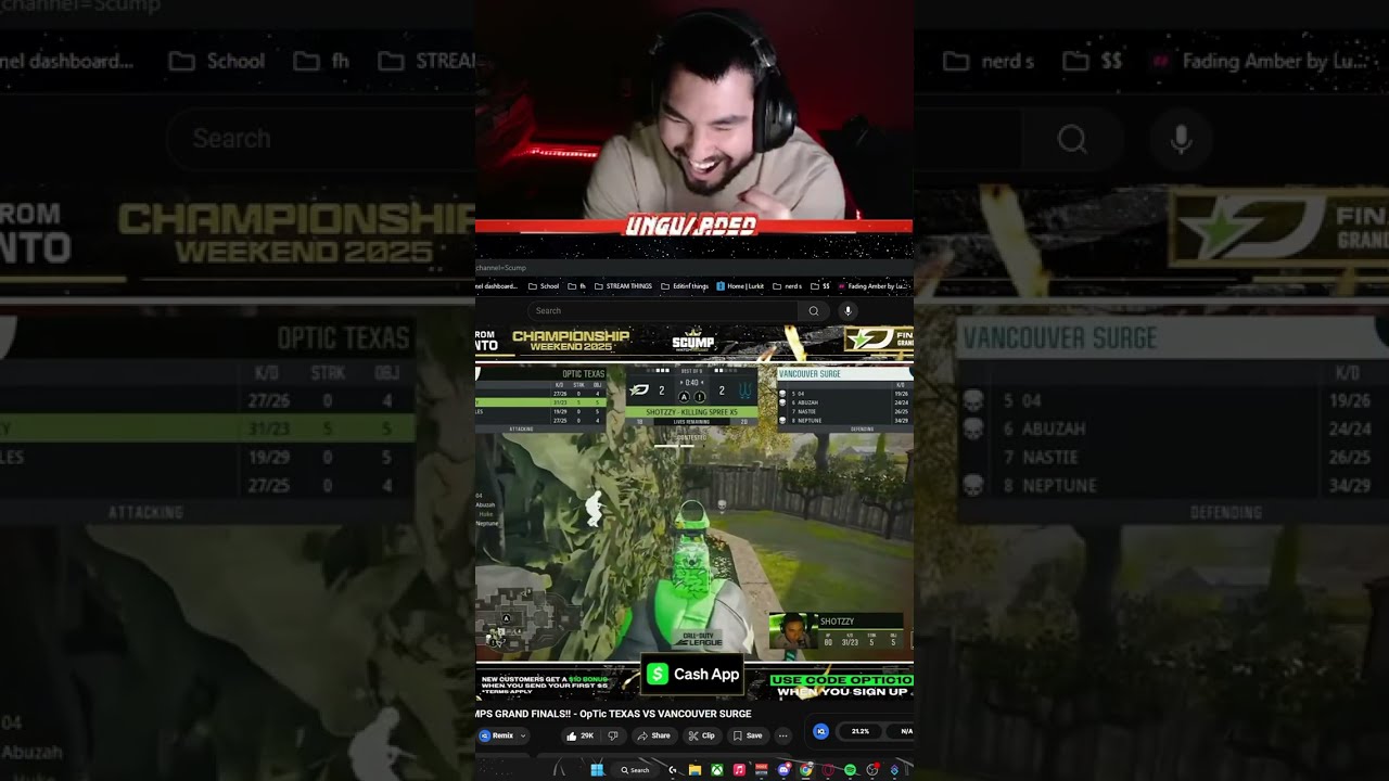 What An INSANE 4 Piece By Shotzzy Cdlchamps Codchamps Optic Cod Cdl Codleague