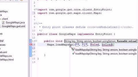 Primeros Pasos con Google Maps para GWT