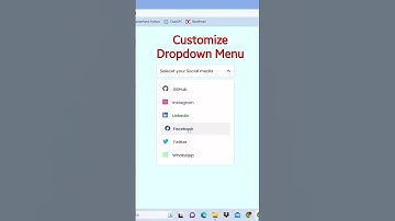 Customize Dropdown menu full video link on my channel