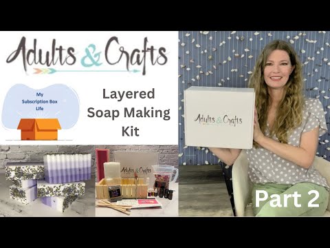 Adults & Crafts, Layered Soap Making Kit