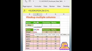 🔥 OMG 🔥 Vlookup in Multiple Columns at one Shot #shorts #excel #ytshorts #tips
