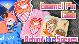 🍩MY ENAMEL PIN CLUB || Behind the Scenes! 🍩