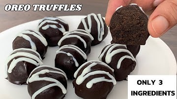 Easy Oreo Truffles | Oreo Chocolate Balls | Oreo Truffles With Only 3 Ingredients | Sweet Dessert