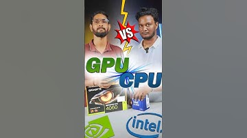 CPU vs GPU ⚔️🤯 #cpu #gpu #a2dpcfactory #a2d