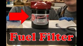 How to CHANGE FUEL FILTER on your BOILER or FURNACE