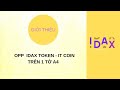 [IDAX - IT Việt Nam] OPP Giới Thiệu IDAX TOKEN - IT Coin ...