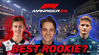 Who Is The Best Rookie In F1 Manager 2022?? | F1 Manager 2022 Experiment