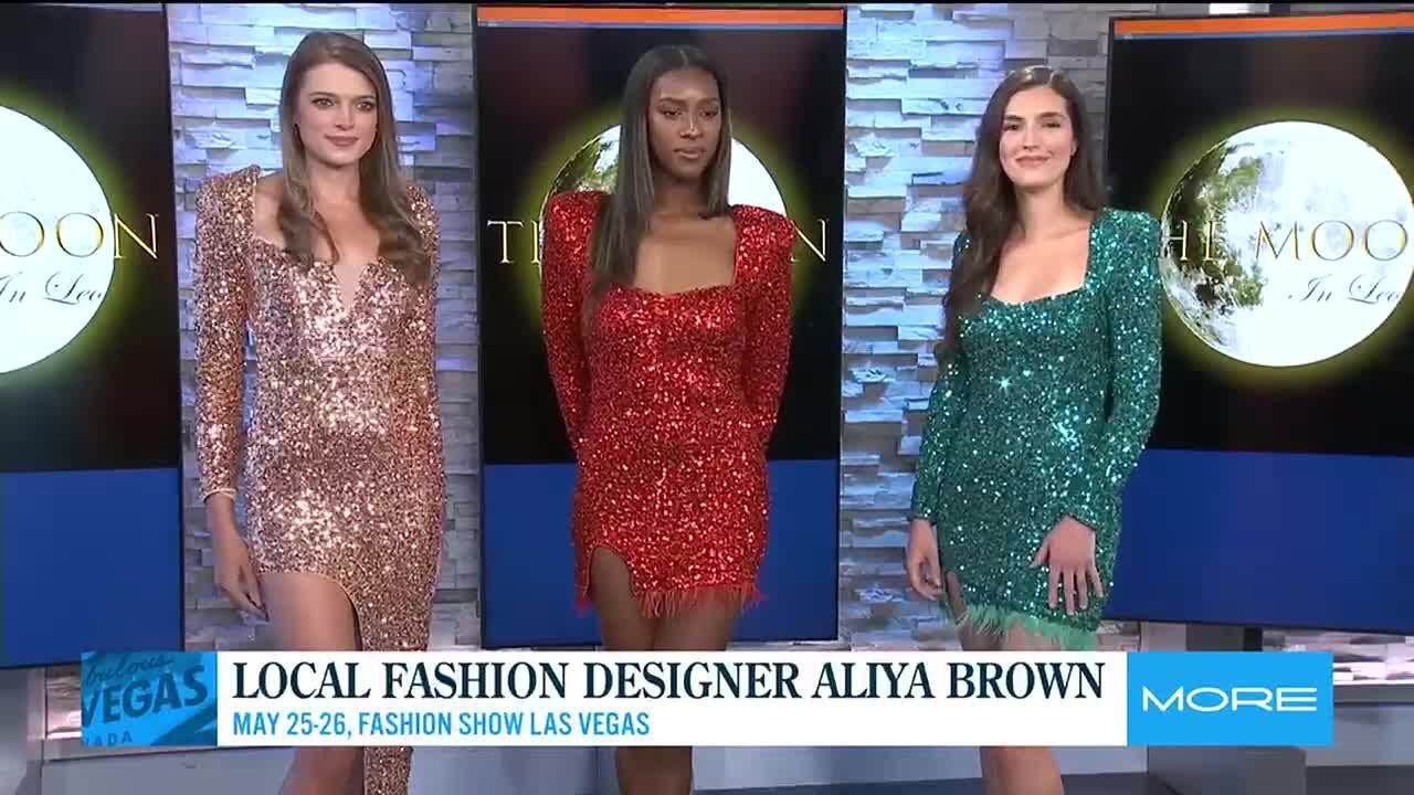 Local fashion designer Aliya Brown