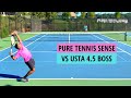 What Happens When a USTA 4.5 Challenges a USTA 5.0+ ?