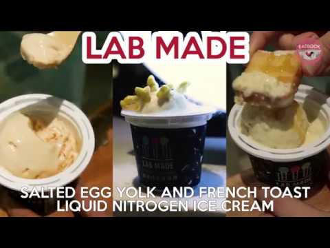 Lab Made - French Toast And Liu Sha Bao Liquid Nitrogen Ice-cream