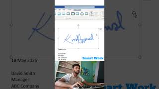 🔥 Create Transparent Signatures in MS Word Like a Pro 😱✍️#WordTips #MSWord #MicrosoftOffice