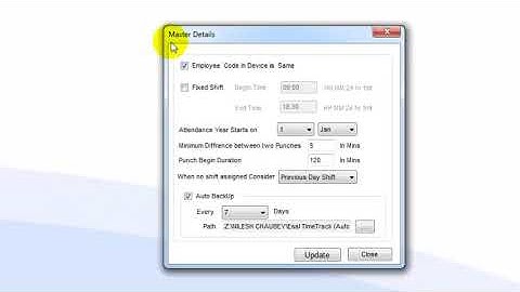how to use essl etimetracklite master settings (Automatic Backups)