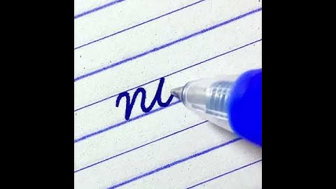 “nice” in beautiful English cursive writing | English cursive handwriting | Cursive writing practice
