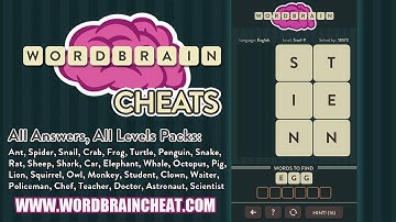 WordBrain Snail 9 Cheats | WordBrain Cheats | Snail 9 Answer