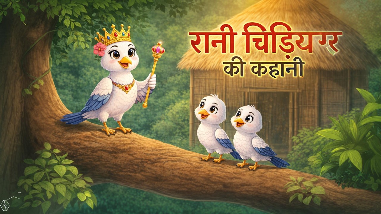 क्या रानी चिड़िया अपने बच्चे को चील से बचा पाएगी?@GoldenMoralTales-p12