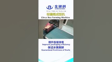 【Citrus Box Forming Machine】Boosts Packaging Efficiency and Keeps Your Fruit Fresh!