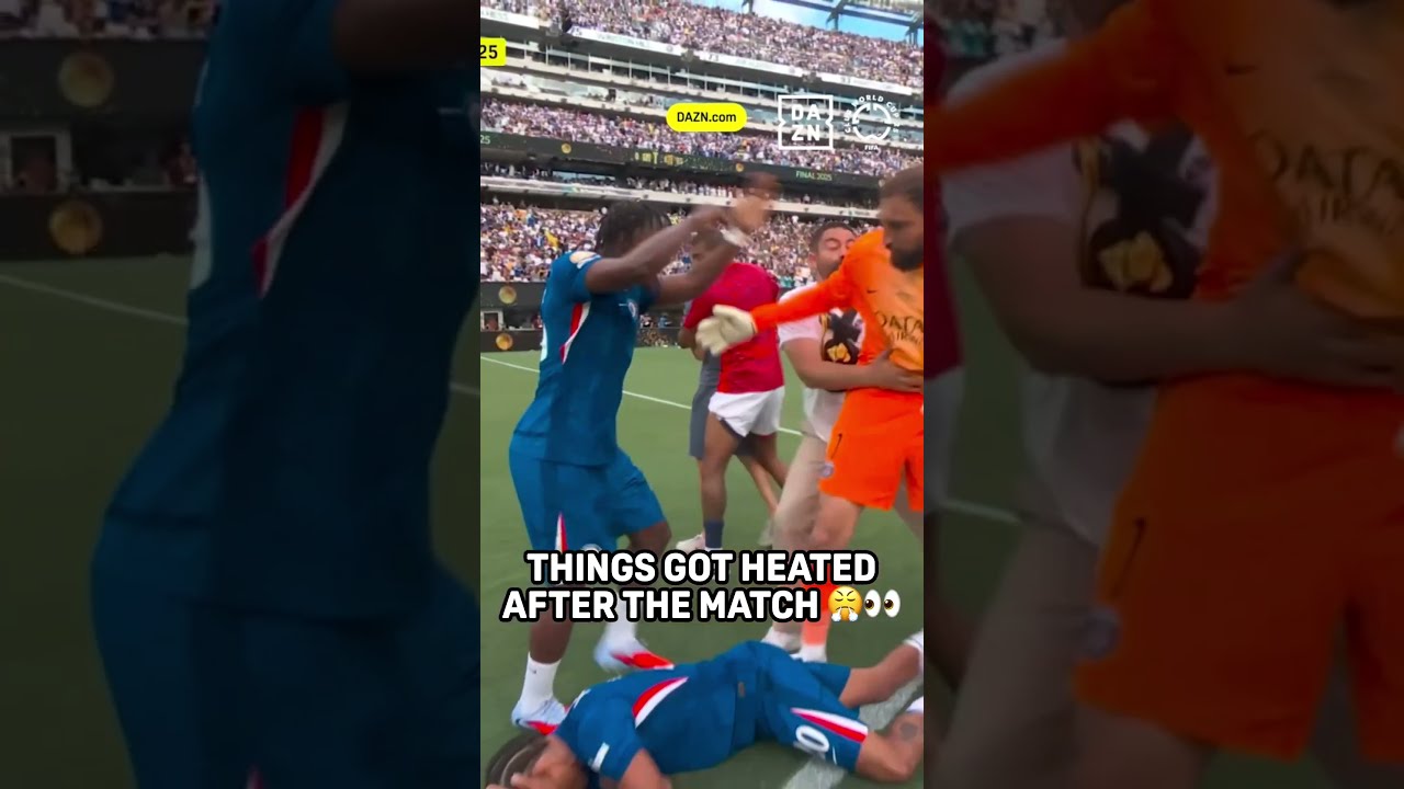 Chelsea PSG Gets HEATED At Full Time 